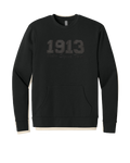 Delta Sigma Theta | Eclipse Collection | Black on Black | Sweatshirt with Pockets