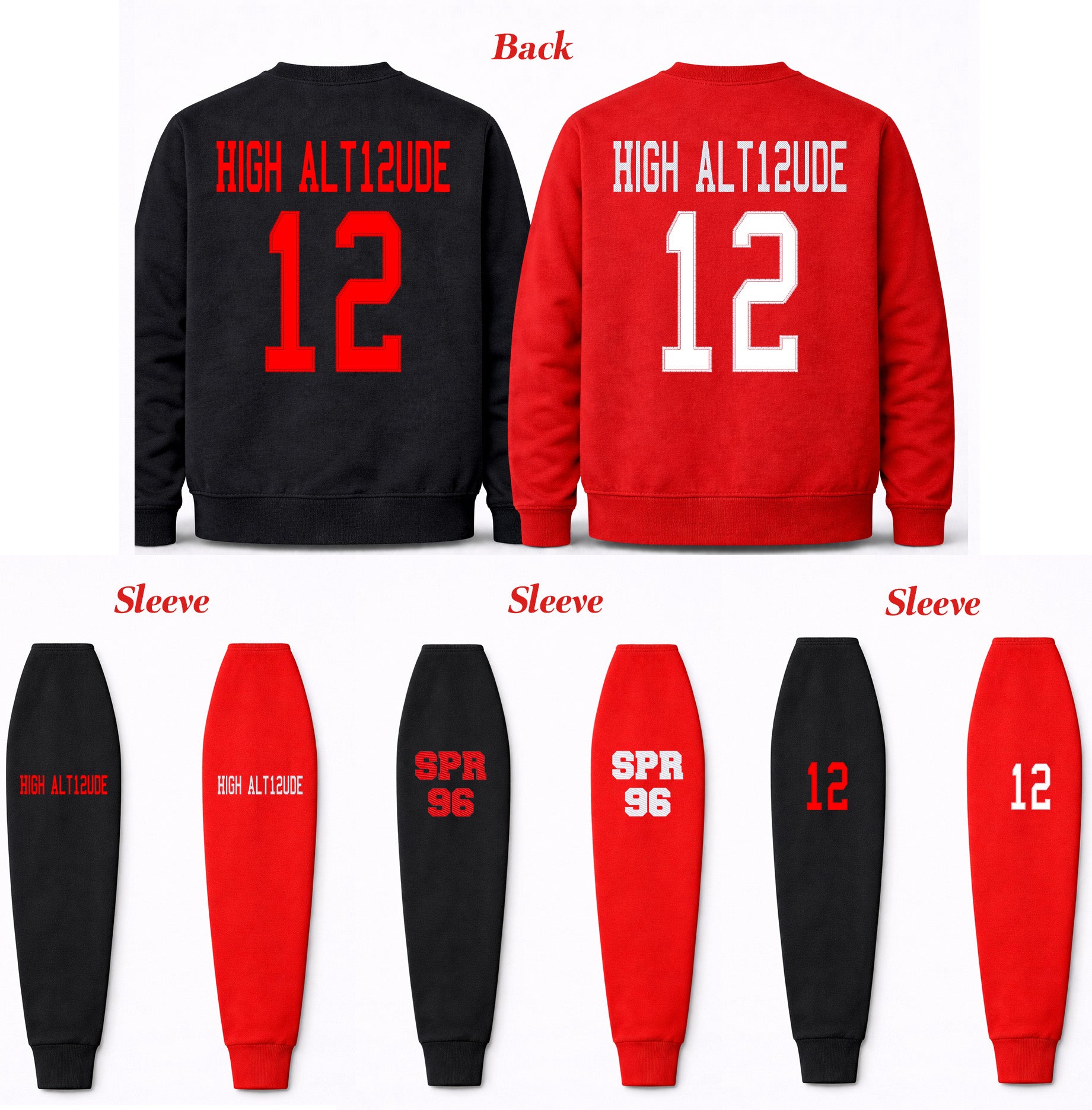 Pi Lambda EST 1986 Embroidered Sweatshirts Version A