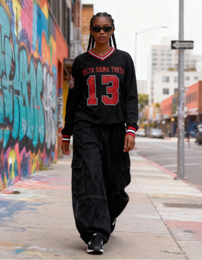 DST LONG SLEEVE JERSEY_BLACK