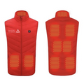 BAC Electric Heated Vest 9 Heating Zones Red