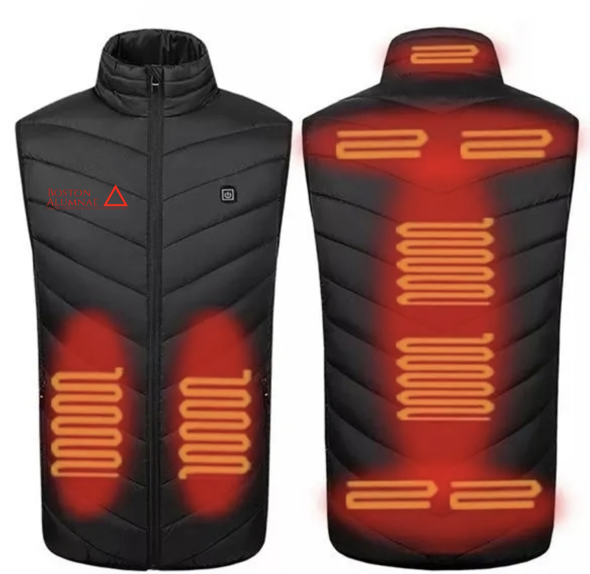 BAC Electric Heated Vest 9 Heating Zones Black