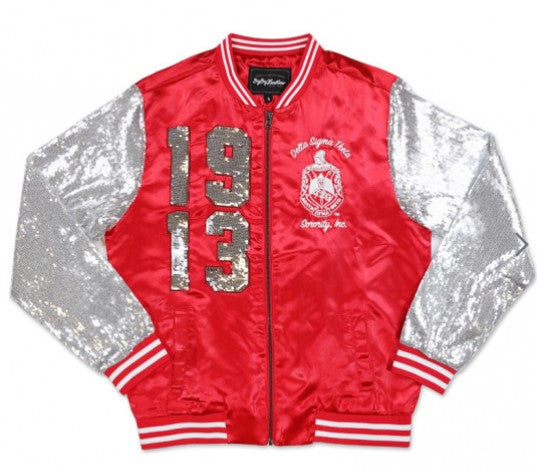 Delta Sigma Theta SATIN SEQUINS JACKET
