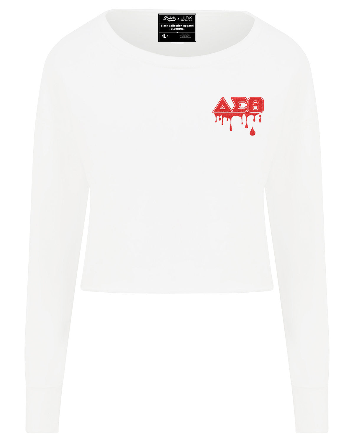 Delta Sigma Theta Drip Crop Top